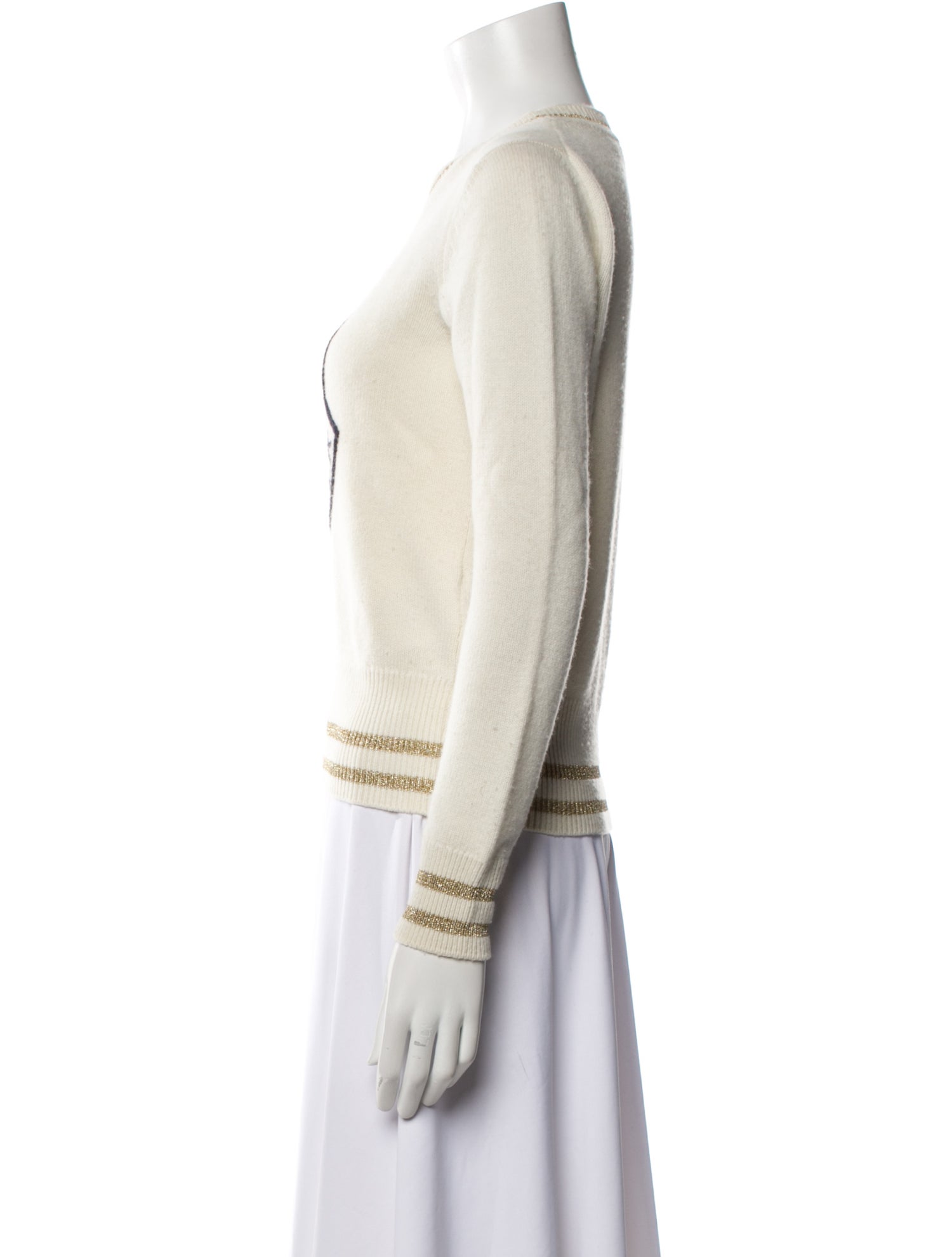 Moncler Virgin Wool Graphic Print Sweater